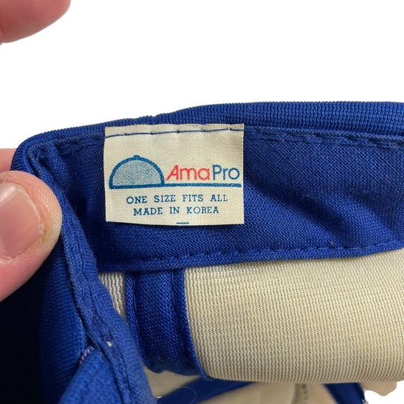 Vintage SnapBack Ramlo Well Drilling Sellout Blue Yellow OSFA Hipster 90s CLEAN - Picture 15 of 16